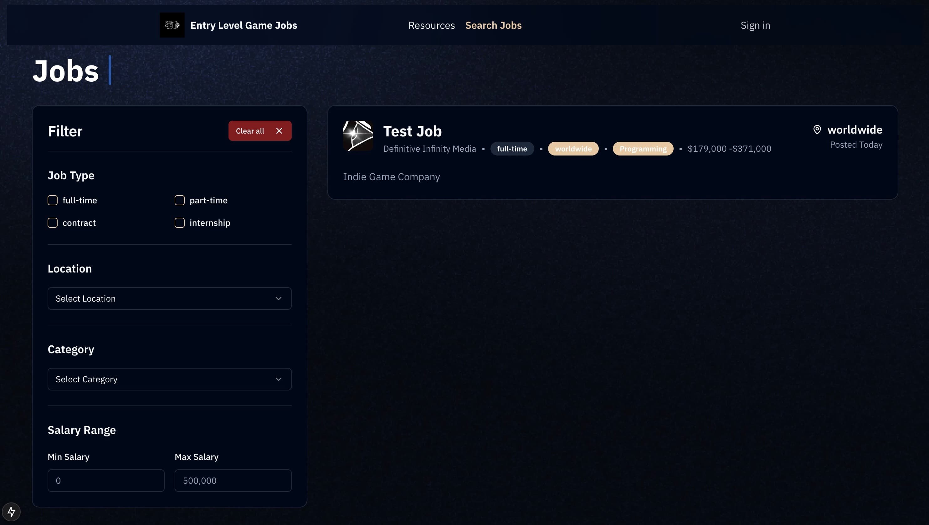 app screen